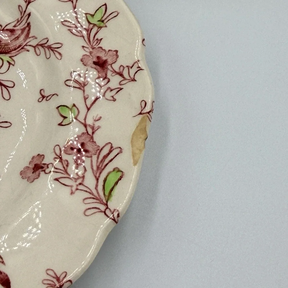 VTG Johnson Bros Rose Chintz Bread Dessert Plates 6.25